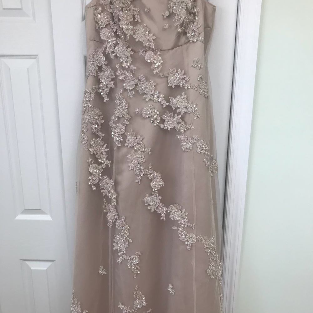 Custom Sequin Gown - image 3